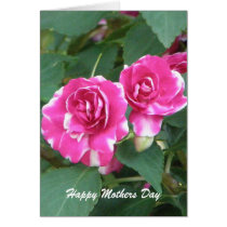 Rosa Rosen-Mutter-Tageskarte karten