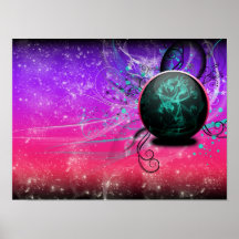 Rosa und Lila Plakat