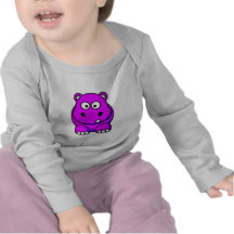 Rose d'hippopotame t-shirt