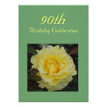 Rose d'invitation de célébration d'anniversaire de