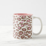 Rose et empreinte de léopard de Brown Tasses À Café