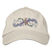 Rosemaling Bestickte Mütze