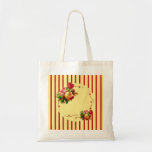 Rosen-Streifen-Tasche