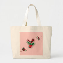Rosen-Tasche - besonders angefertigt
