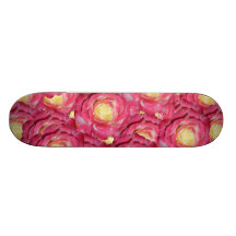 Roses roses skateboards personnalisés
