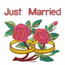 RoseWedRings-Tasche, gerade verheiratet