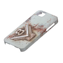 Rostiges altes V8-Abzeichen iPhone 5 Etui