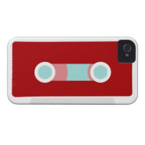 Rot und Aqua-Retro Kassette