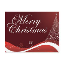 Rote frohe Weihnachten