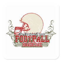 Rote Fußball-hardcore-T-Shirts und Geschenke