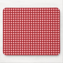 Rote Punkte und Kreise Mousepads