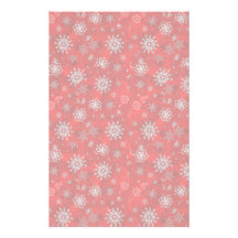 ROTE SCHNEEFLOCKE STATIONÄR+Geschenke Individuelles Druckpapier