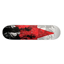 Rote Stern-Gasmaske! Skateboards Ernesto Che Gueva Personalisiertes Skateboarddeck