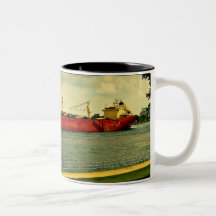 Roter Frachter Kaffeetassen