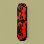 Roter Schädel #2 - Skateboard