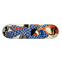 Roter Sonnenschirm 1843 Skateboardbretter