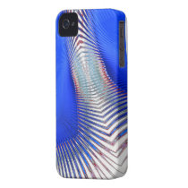 Roter weißer blauer abstrakter ~ iPhone 4 CaseMate