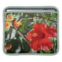 rotes tropisches ipad iPad sleeve