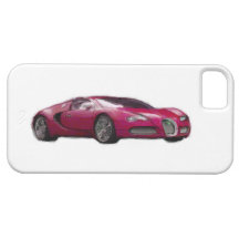 Rotes Veyron Auto-handgemalter Kunst iPhone 5 Fall iPhone 5 Etui