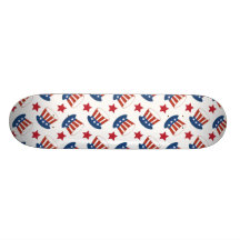 Rotes weißes und Blau alle amerikanisches Muster Personalisierte Skateboards