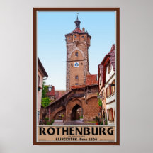 Rothenburg OD Tauber - Klingentor Posters