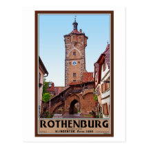 Rothenburg Od Tauber - Klingentor Postkarte