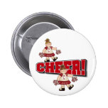 Rouge encourageant badge