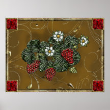 Rouleau de fraise aucun pensionnaire poster