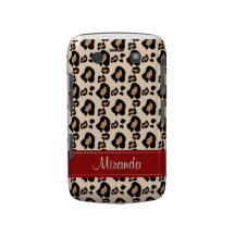 Ruban audacieux de rouge de caisse de Blackberry d Coque Case-Mate Blackberry