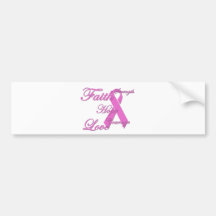 Ruban de rose de conscience de cancer du sein adhésif pour voiture