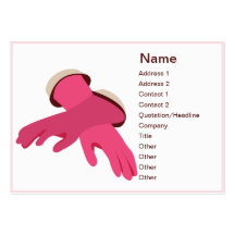 Rubbergloves - potelé modèles de cartes de visite