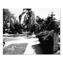 Rue vide photo sur toile