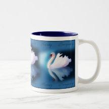 Ruhe-Schwan-Becher Tee Haferl
