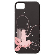 Rumpf rosige Fee Arabeske und Sterne iPhone 5 Etuis