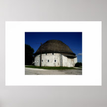 Runde Scheune Poster