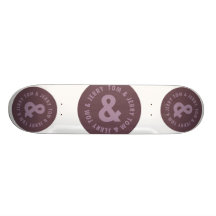 Rundes Logo 9 Toms und Jerry Individuelle Skatedecks