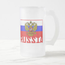 Russische Flagge Kaffeetassen