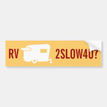 RV verlangsamen auch 4 U? - Reise-Anhänger-Spaß Autosticker