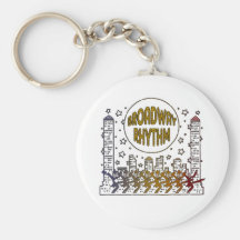 Rythme Keychain de Broadway Porte-clef