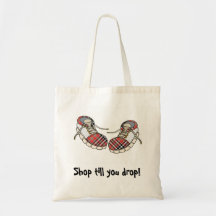 Sac avec lacées les chaussures