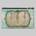 Sac azuré et ambre d'accessoire de voyage de giraf sacs baguettes
