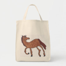 sac d'épicerie brun de cheval