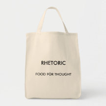 SAC D'ÉPICERIE : MATIÈRE À RÉFLEXION, RHÉTORIQUE