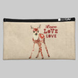 Sac floral d'accessoire de voyage d'amour de faon sacs baguettes