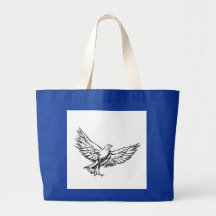 Sac fourre-tout à épicerie de colombe