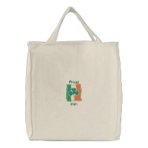 Sac fourre-tout irlandais personnalisable à drapea
