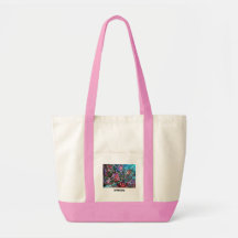 Sac HEUREUX avec des roses de semi-résumé