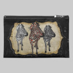 Sac rose d'accessoire de voyage d'ombres de zèbre sacs baguettes