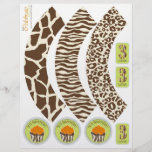 Safari-Junge ODER Kuchen-Verpackung 3 Flyer