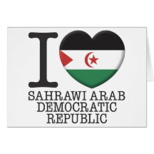 Sahrawi arabische demokratische Republik Grußkarten